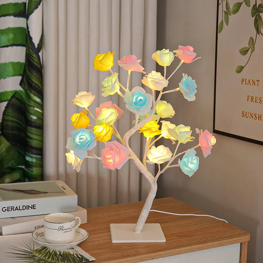 Table Lamp | Rose Light String | Tree Night Lights | USB Powered Lighting