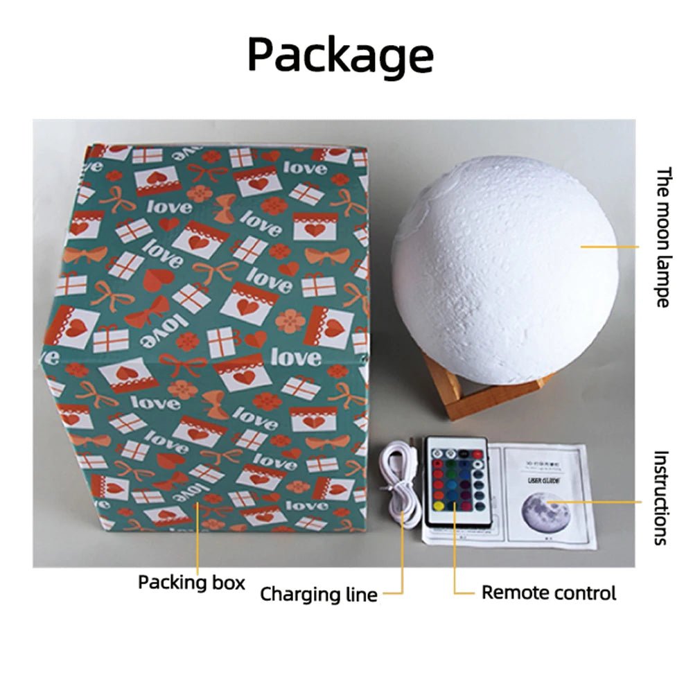 3D Lamp | Table Lamp | Lamp with Your Own Photo - CasaBloom