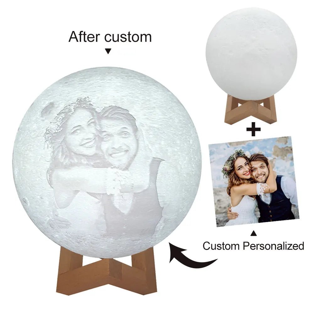 3D Lamp | Table Lamp | Lamp with Your Own Photo - CasaBloom