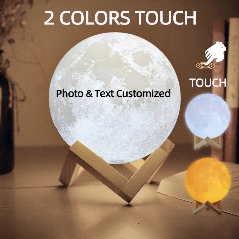 3D Lamp | Table Lamp | Lamp with Your Own Photo - CasaBloom