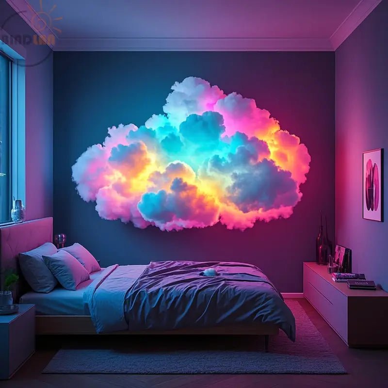 3D LED Night Light - Thunder Cloud - CasaBloom