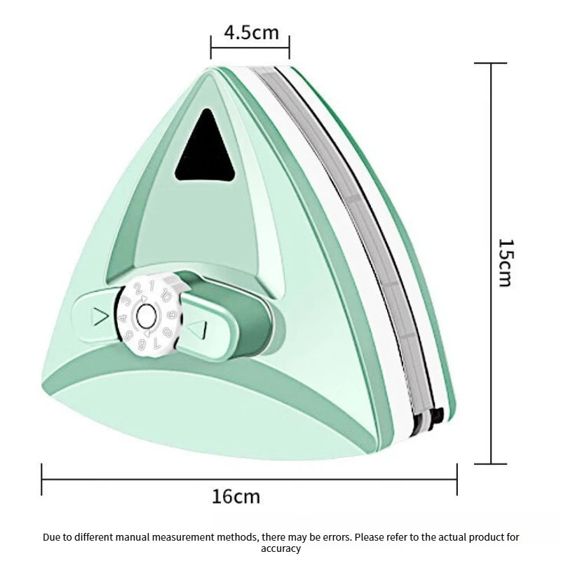 "Double-Sided Magnetic Window Cleaner for Safe Glass Cleaning"