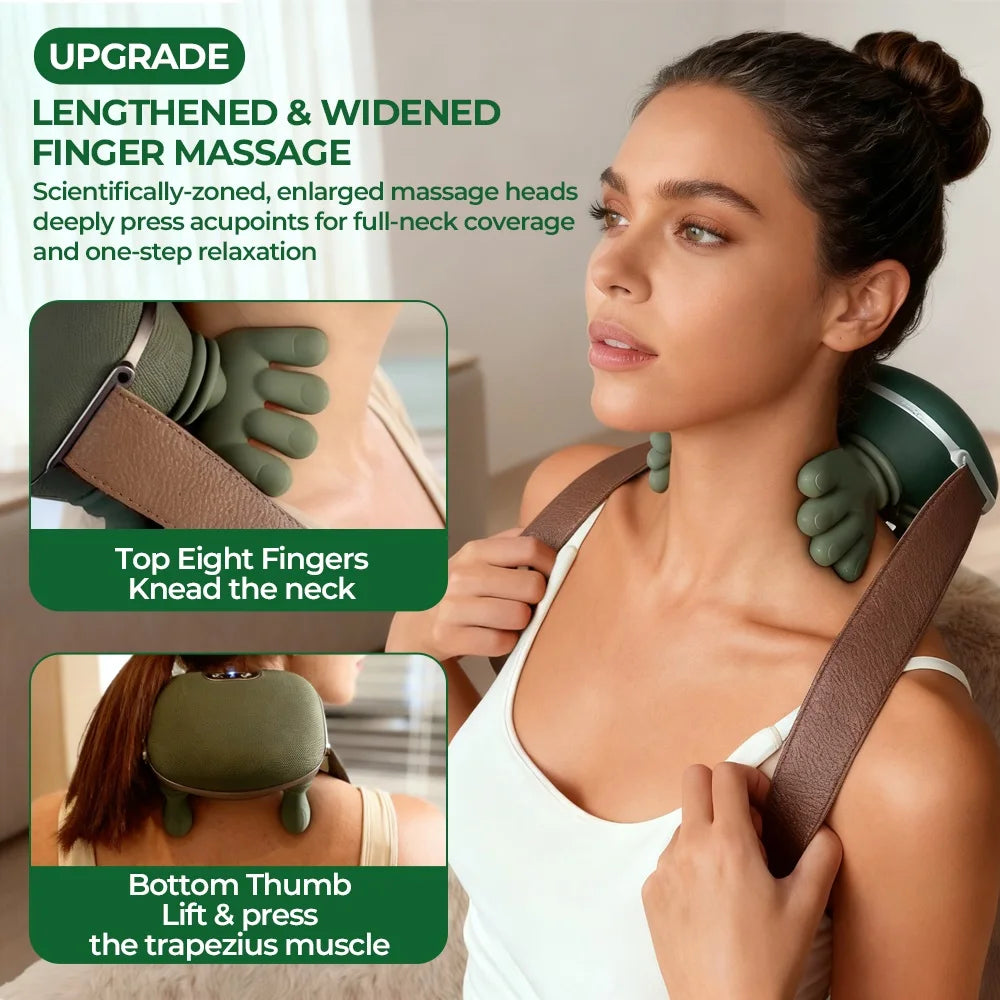 4D Bionic Finger Wireless Neck & Shoulder Massager