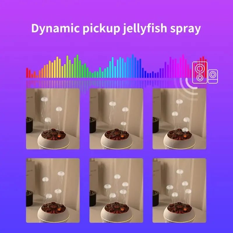 Dynamic Jellyfish 250ml Air Humidifier with Essential Oil and Remote Control for Bedroom - CasaBloom