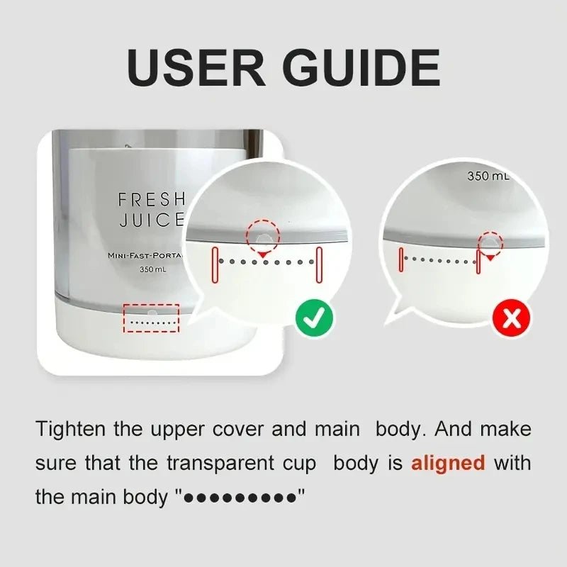 Electric Juicer Blender USB Mini Fruit Mixers Fruit Juicers - CasaBloom