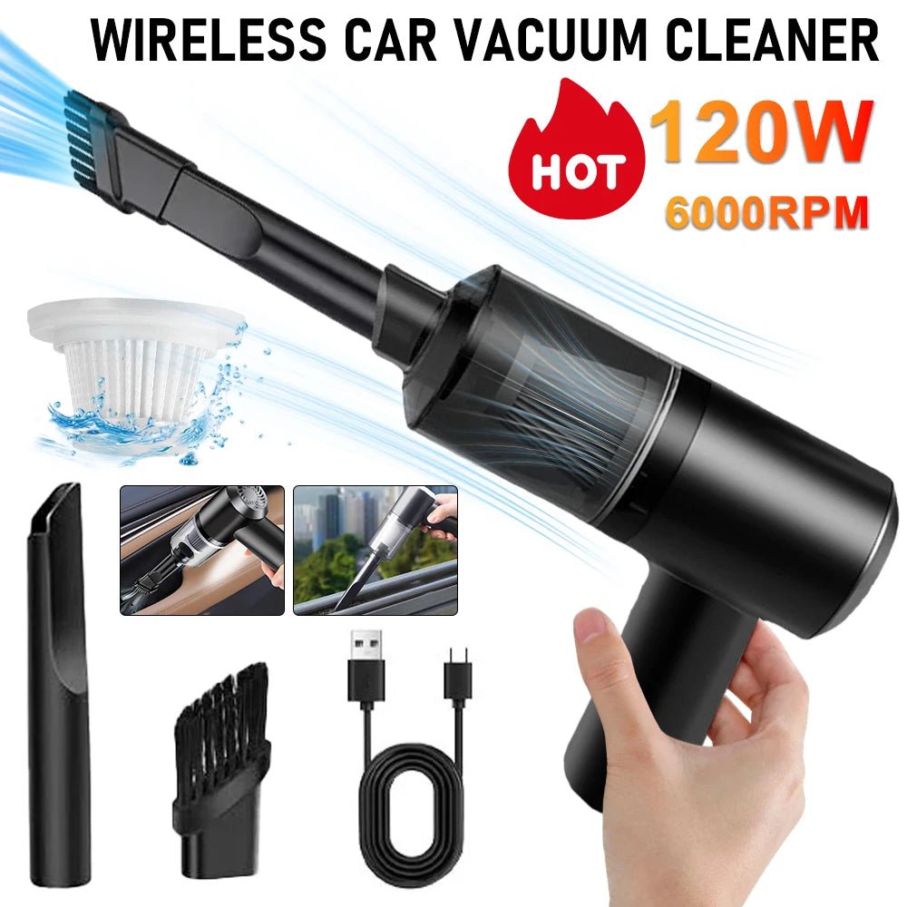Handheld Mini Vacuum Cleaner for Home and Car - CasaBloom