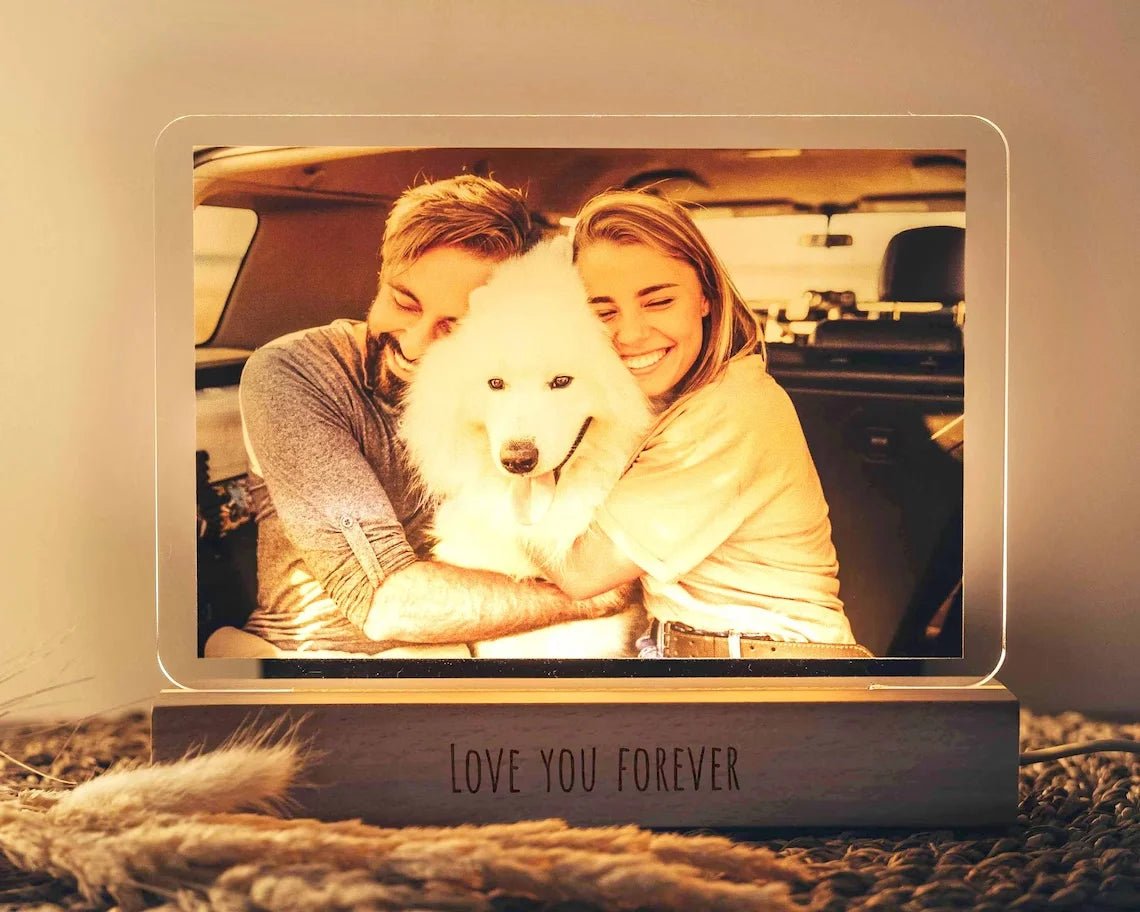 Personalized 3D Lamp Custom Photo/Text With Instagram Style - CasaBloom