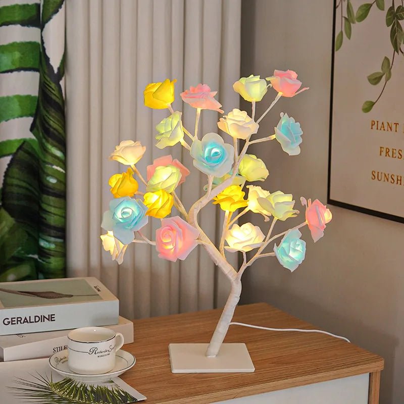 Table Lamp | Rose Light String | Tree Night Lights | USB Powered Lighting - CasaBloom