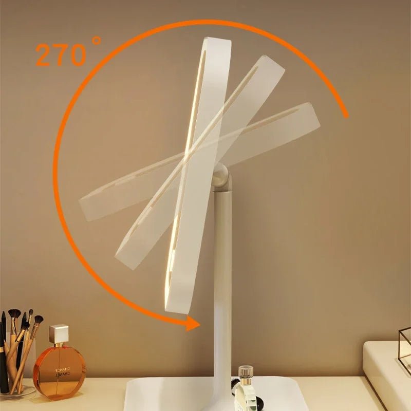 Tabletop Mirror with 3 - Color LED Light | Touch Mirror - CasaBloom